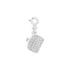 Tuscany Silver Women's Sterling Silver Crystal Handbag Charm