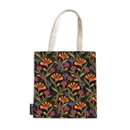 Paperblanks - Wild Flowers - Playful Creations - Canvas Bags - Canvas Bag, black, western