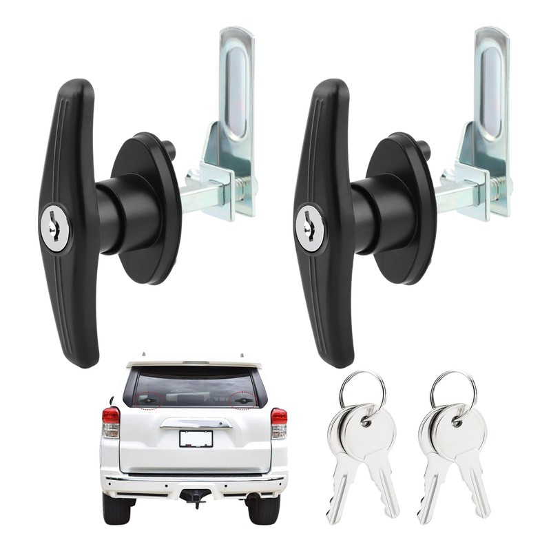 Truck Cap Camper Shell T-Handle Lock Latch Replacement Kit -