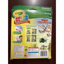Crayola, Color Wonder, Planes, Fire & Rescue, 15 Pages & 4 Markers