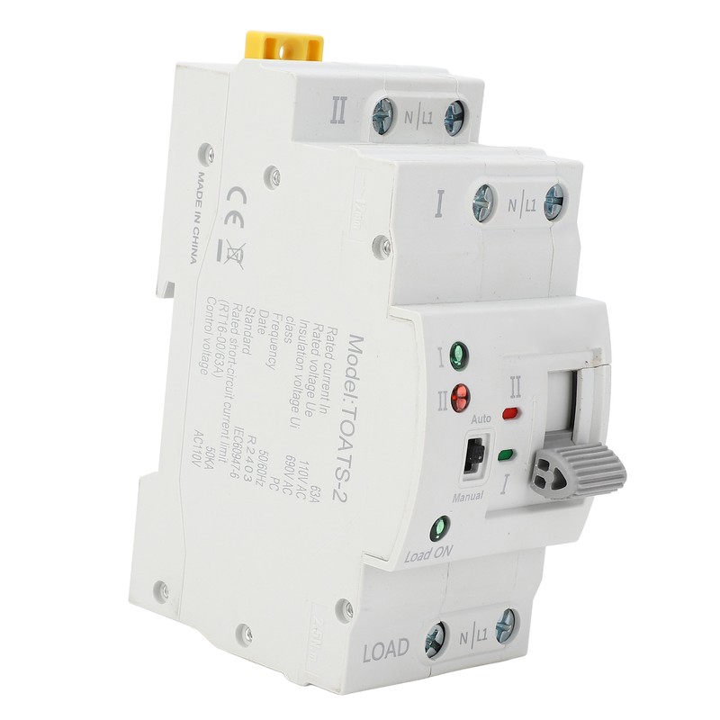 Dual Power Automatic Transfer Switch 2P 16A ATS Electrical Circuit