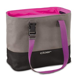 Cloer 810-11 Insulated Bag, Lunch Care System, Lunch Bag for up to 3 Lunch Boxes, Insulation Function, Reflective Logo, Polyester, Pink, 9 Litres
