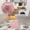 Toilet Mat, Fluffy, Absorbent, Washable, Popular, Anti-slip, Stylish, Toilet, Rug,