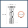 INFINAUTO 2 Set M10x1.25 Metric Thread Double Banjo Bolt Brake