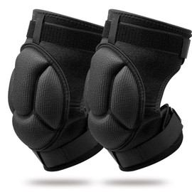 Rodilleras para Adultos, Transpirables, con Doble Correa, Acolchado de Espuma, Rodilleras con Tira Antideslizante, Adecuadas para Ciclismo, Baloncesto, Voleibol, Principalmente (M)
