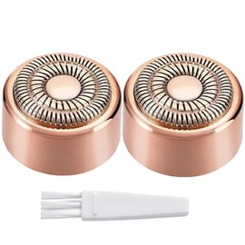 Replacement Heads Generation 3 for New Finishing Touch Flawless Facial Hair Remover,Upgraded Replacement Blades for Women,Ring Light Rose Gold for Flawless