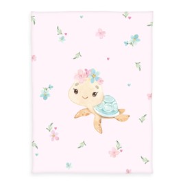 Herding Babybest Microfibre Blanket Little Turtle 75 x 100 cm Polyester Cuddly Blanket