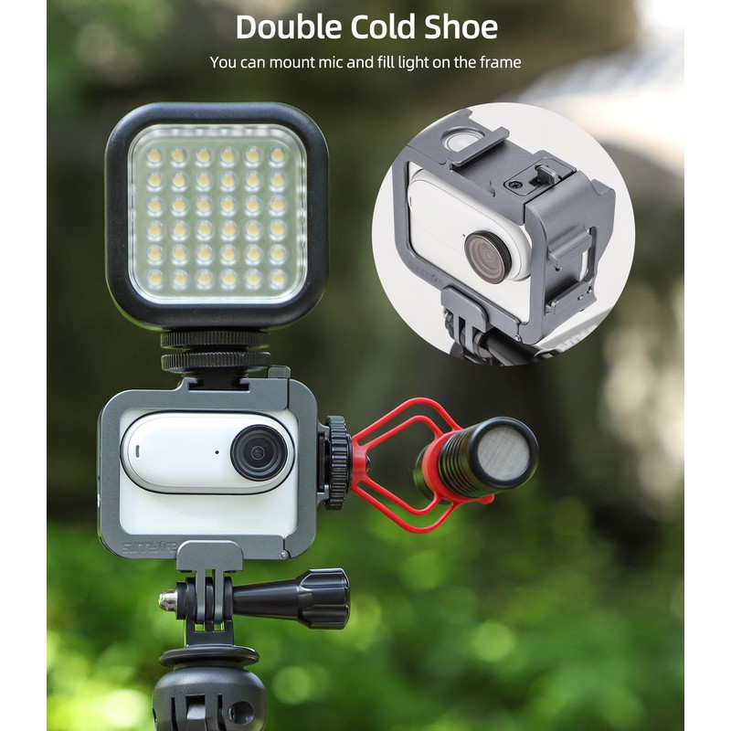 CamGo Sunnylife Vlogging Cage Case for Insta360 GO 3 /