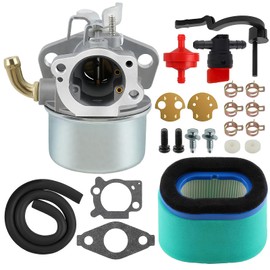 FWYWNL Carburetor 591925 for B&S 693518 698475 698479 Engine Motor Powered Chipper/Shredder Garden Tiller with Air Filter Fuel Hose Replacement parts