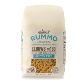 Rummo Gluten Free Elbows Pasta N.160 - Elbow Macaroni Noodles, Made with Brown Rice & Corn, Whole Wheat Pasta, GF Pasta Noodles- 16 Ounce (Pack of 1)