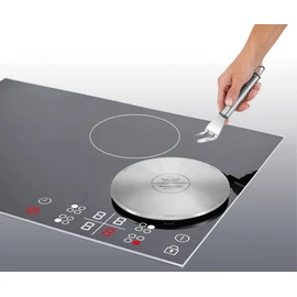 Tescoma Grandchef Induction Adaptor Plate Stainless Steel with 21 cm Diameter, Induction Adapter for Cooking with Normal Pots and Pans on Induction Hobs