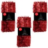 50ft Tinsel Garland For Christmas Tree Decorations Xmas Thick Metallic