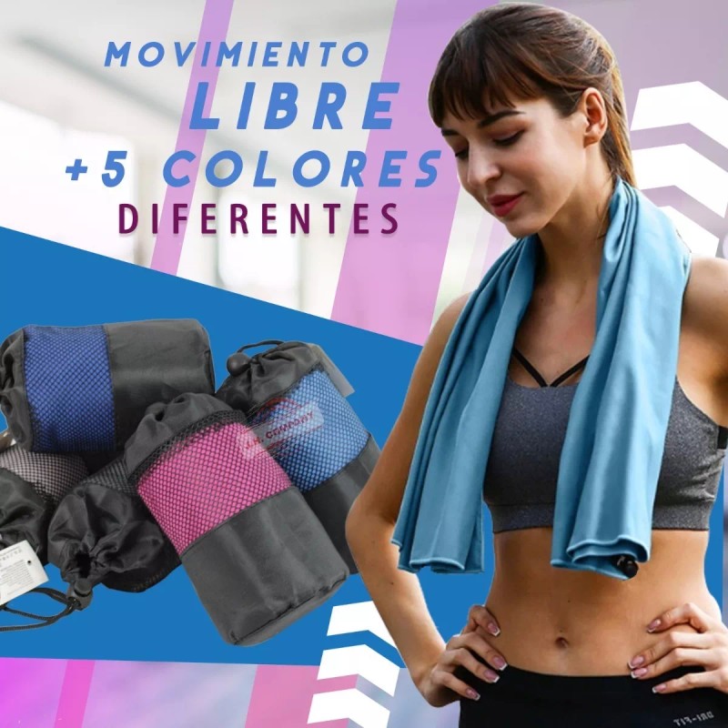 J.H. Company Toalla Microfibra Natacion Gym Playa Grande 128x80 Cm