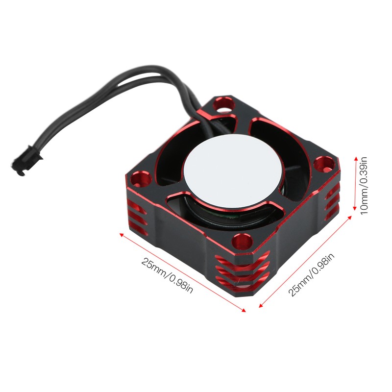 Aluminum 25x25MM 32000RPM Electronic Speed Controller Strong Metal Fan Heat