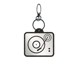 Reflexy Retro Record Player Reflector Pendant Recycled Felt Pedestrian Reflector Pendant HiFi Audio Vinyl Record Player Record Player Music LP Phono Retr