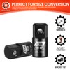 BLACKROBOT 2 Piece 1/2”F To 3/8”M Impact Socket Reducer Set,SAE
