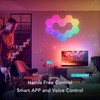 6PCS Hexagon Lights for Wall WiFi APP RGB Music Sync