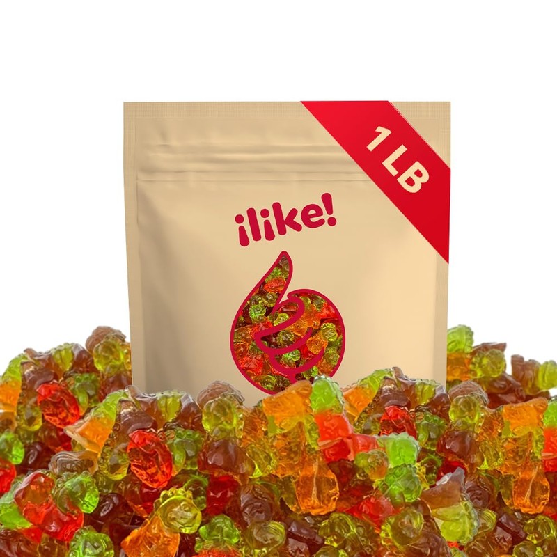 Gummy Candy 3D Dinos |1-Pound Pack| Assorted Fruit Flavors