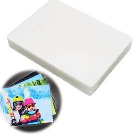 100 Pcs Photo Laminating Film Easy Laminating No Laminator Needed Original Handmade A6 6 Size 110x160mm for Home Office School Card