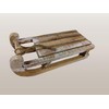 Wooden Decorative Sledge Shabby Used Look - 31 x 14.5