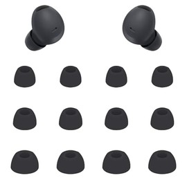 Replacement Eartips for Galaxy Buds 2 Pro Earbuds, S/M/L Size, Fit for Galaxy Buds 2 Pro SM-R510 2022 Headphones.Black