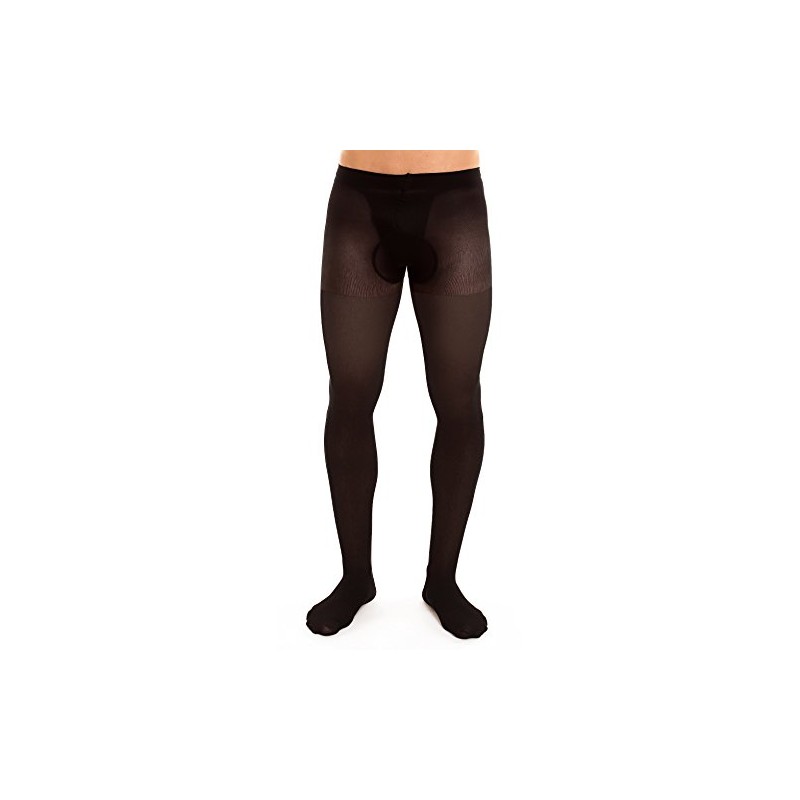 GLAMORY Support 40 collant di sostegno da uomo Nero L