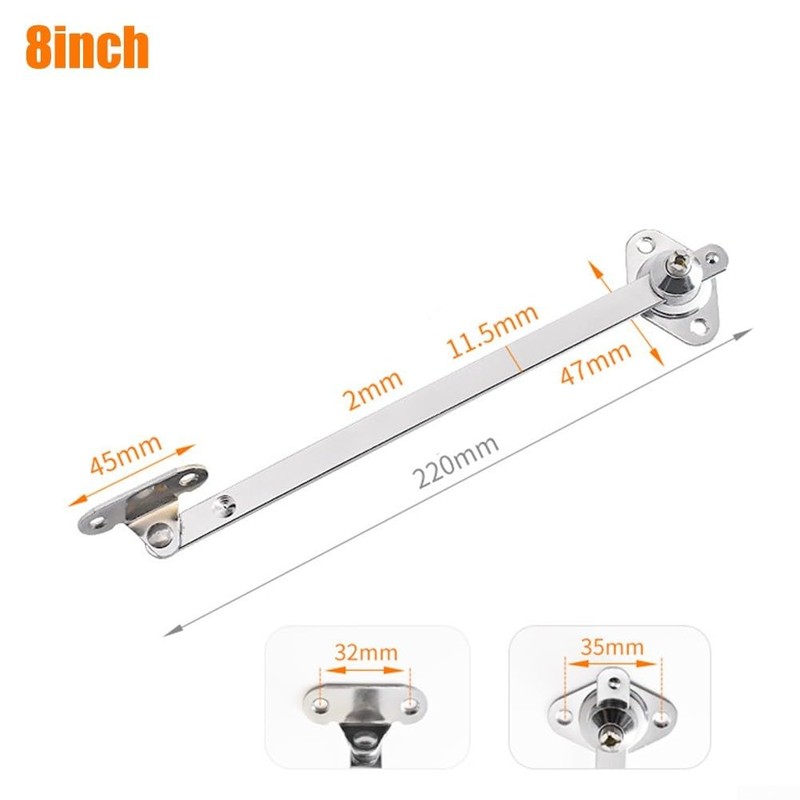 2Pcs Lid Supports Hinge, Lid Stay Soft Down Support Hinge