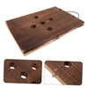 SUPVOX Hanging Wooden Plaque for Plant Display Rustic Decor Sign
