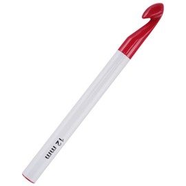 Ahvqevn Crochet Hook Set, 7/8/9/10/12/15/20Mm Plastic Handle Crochet Hook Knitting Needle Thick Head Tool DIY Craft Accessories