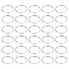 uxcell 100Pcs 12mm Double Loops Split Rings, Round Jump Ring