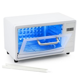 heemeei Nail Tool Cleaning Machine, Double-layer UV Light Cleaning Cabinet