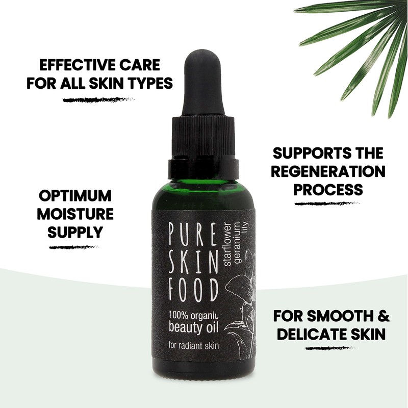 PURE SKIN FOOD Organic beauty oil for radiant skin