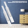 16mm Mini Aluminum Alloy Smooth Slideway for Drawer Cabinet 2pcs/