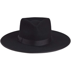 Lack of Color Women's Rancher Fedora Hat (Noir, Medium (57 cm))