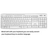 (2PCS Pack) English Keyboard Stickers, Universal Keyboard Replacement Letters English