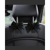 BVGACI 2 Pack Car Purse Hooks, Cute Bow Car Seat