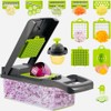 Manual Vegetable Chopper and Slicer, Kitchen Mandoline with Dicer, Onion