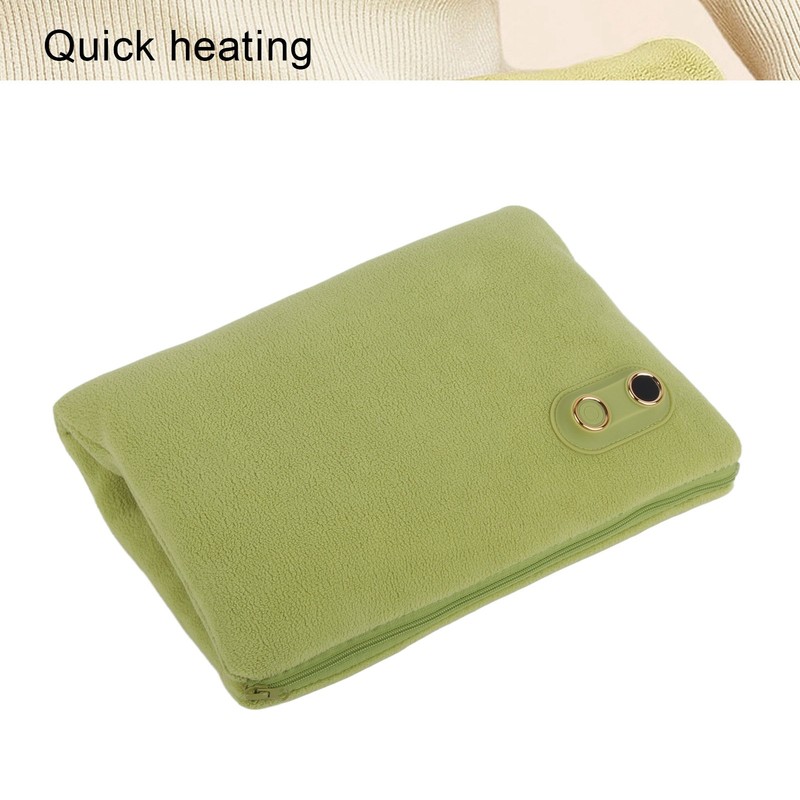Hand Warmer Bag Green Electric Heating Pouch USB Powered 3