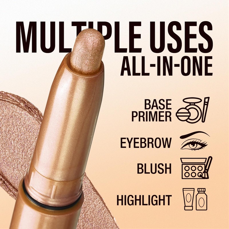 LANGMANNI Eyeshadow Stick, 6 PCS Multi-Color Eyeshadow Pen Set, Creamy