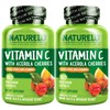 NATURELO Vitamin C with Organic Acerola Cherry Extract and Citrus