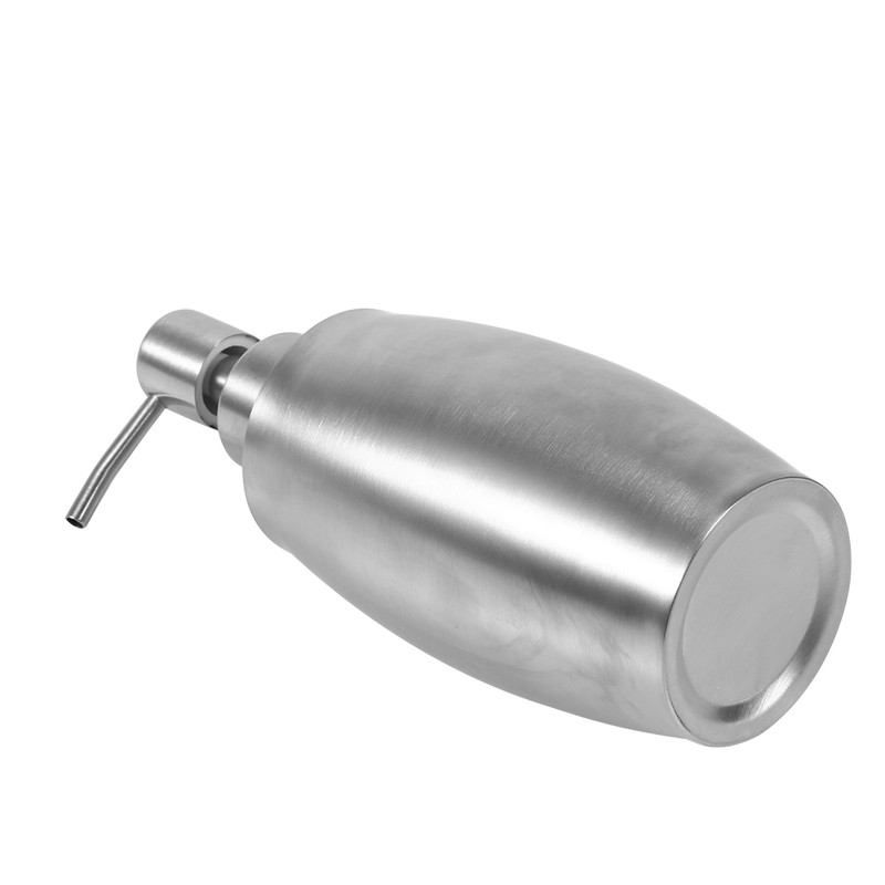 1pc 304 Stainless Steel Bathroom Shampoo Shower Pump Lotion Dispenser