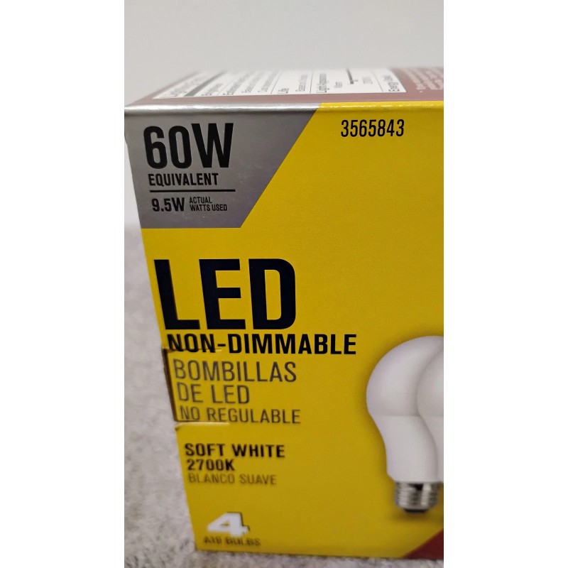 ACE 1 Pk NEW ACE 3565843 A19 BULBS 60 W