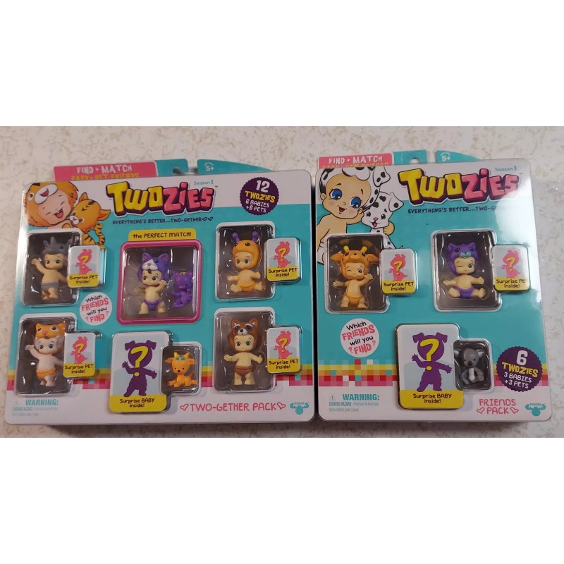 Moose TWOZIES EVERYTHINGS BETTER TWO-GETHER LOT NEW IN BOX