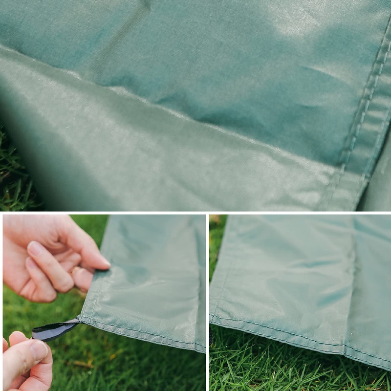 YAPJEB Groundsheet Tarp (Black, L)