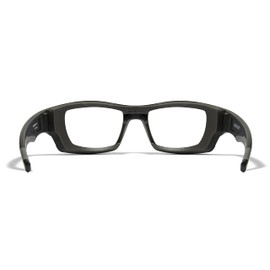 DVX Intercept- ANSI Z87.1 - Clear Lenses Matte Black Frame Fixed Foam Gasket Anti-Fog OSHA Compliant Safety Glasses
