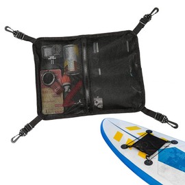 Paddleboard Deck Bag,Stand up Paddle Board Pouch,Mesh Storage Bag SUP Accessories