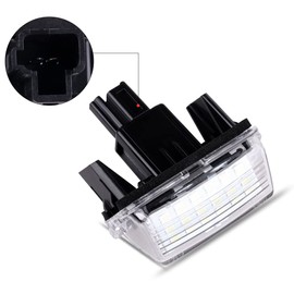 Led License Plate Light Assembly 2pcs LED Tag Lights License Plate Lamp for Toyota Camry Highlander Avalon Prius C for Toyota Truck Accessories Pack of 2