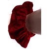 Mytoptrendz® Burgundy Soft Velvet Scrunchies Hair Ties Hair Bobbles Ponytail