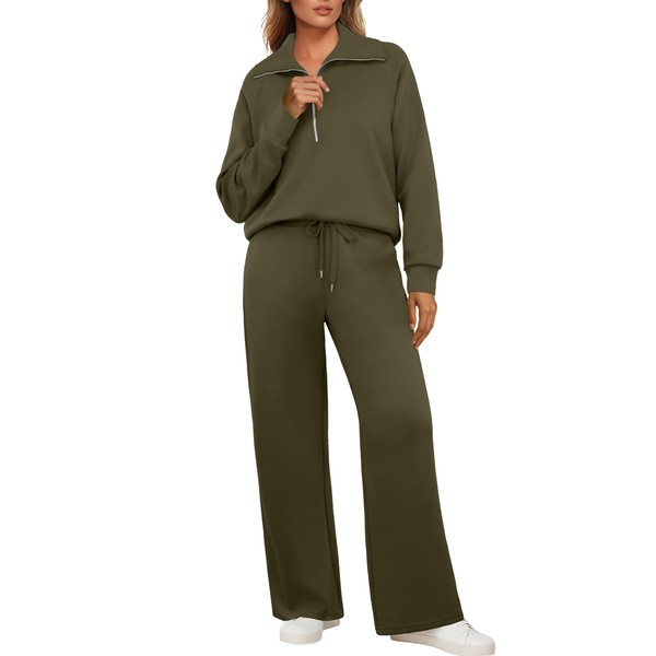 GRECERELLE Tracksuit Womens Full Set Autumn Lounge Wear Sets for