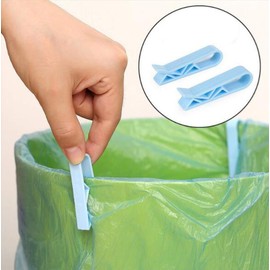 HJ Trash Cans Anti-Slip Clips Trash Bag Fixing Clips Trash Bag Accessories Fixing Clips Pinch (Set of 40)
